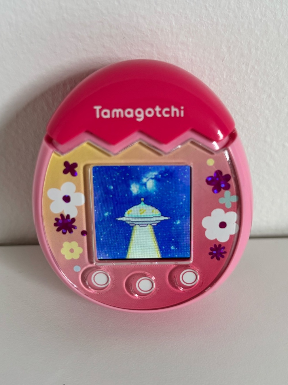 Bandai Pink Floral Tamagotchi Pix 2020 Virtual Pet with Camera - Picture 5 of 9